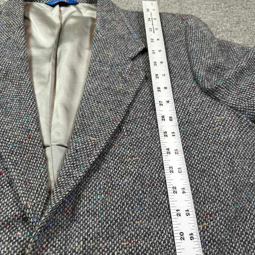 Pendleton Vintage Tweed Elbow Patch Men's Sport Coat Blazer Jacket 42 Regular